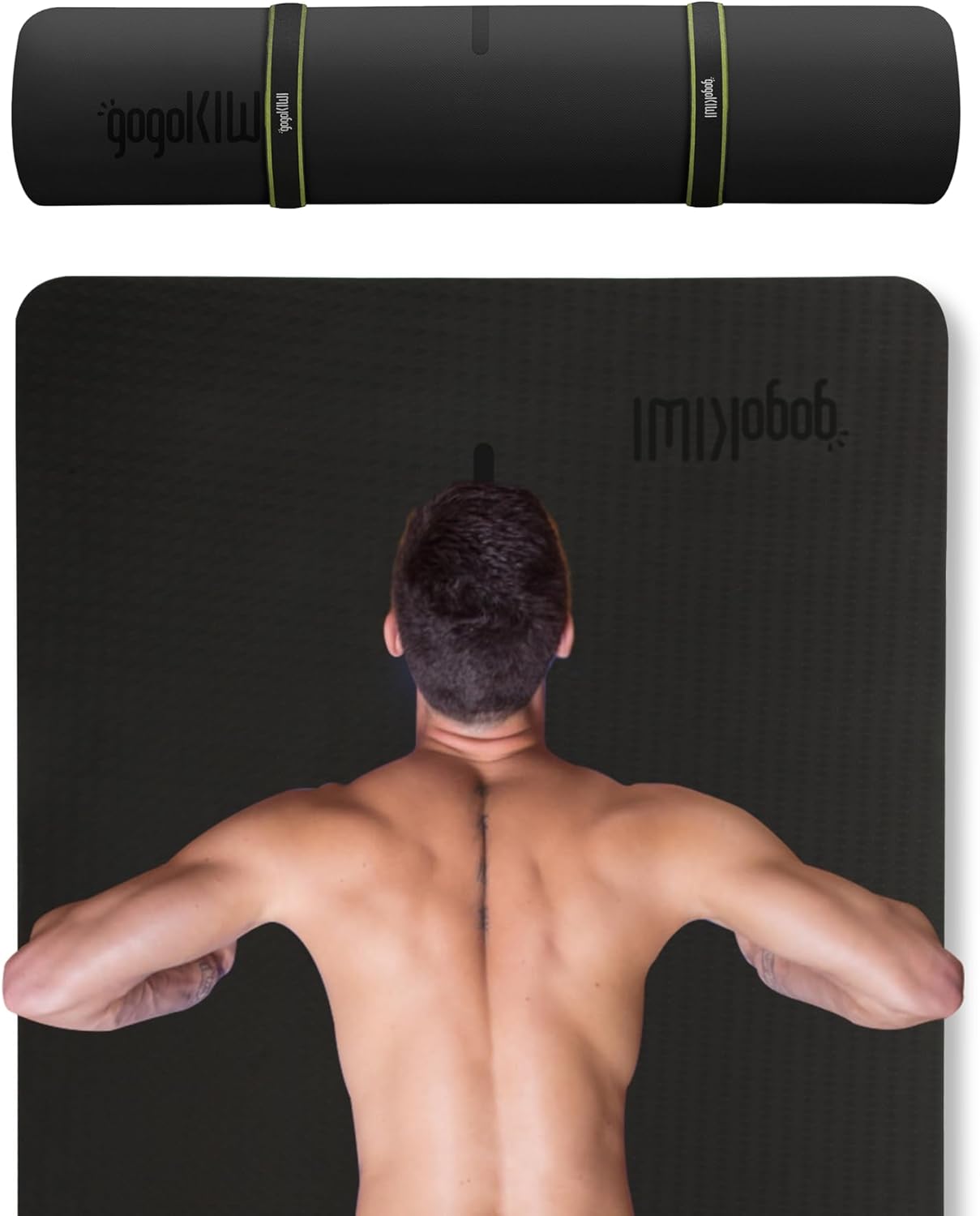 Mat Pilates Yoga - Extra Wide Yoga Mat 72x36 Inch