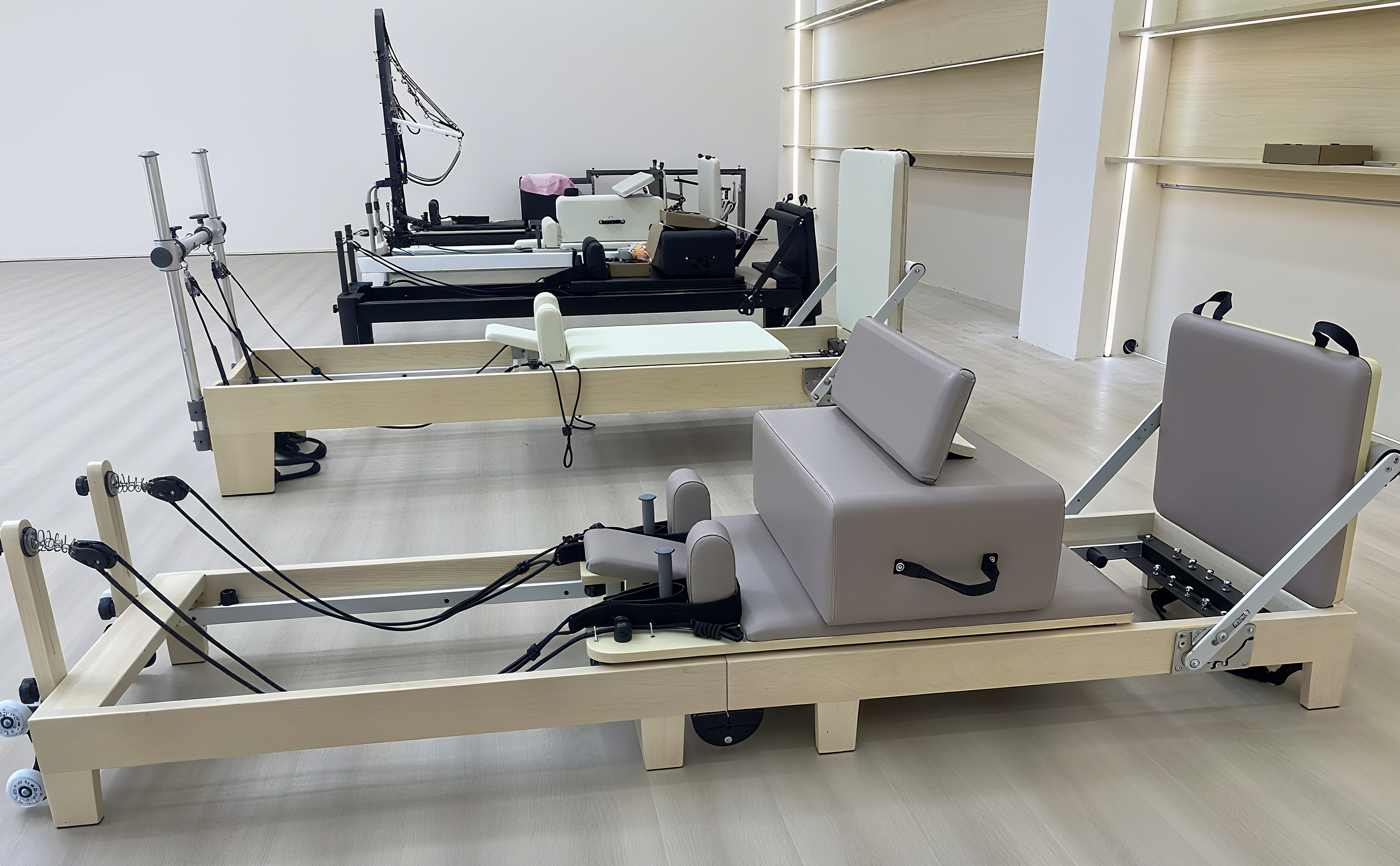 Foldable Maple Wood Pilates Re - Pilates & Yoga Studio Alineacion ulasan dan harga