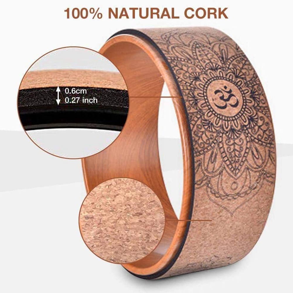 NALFI-Cork Yoga Wheel For Yoga - Yoga Wheel Dharma ulasan dan harga
