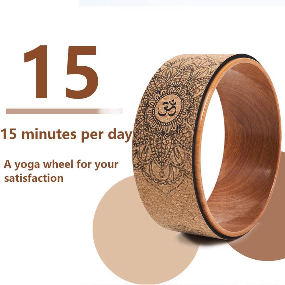 NALFI-Cork Yoga Wheel For Yoga - Yoga Wheel Dharma ulasan dan harga