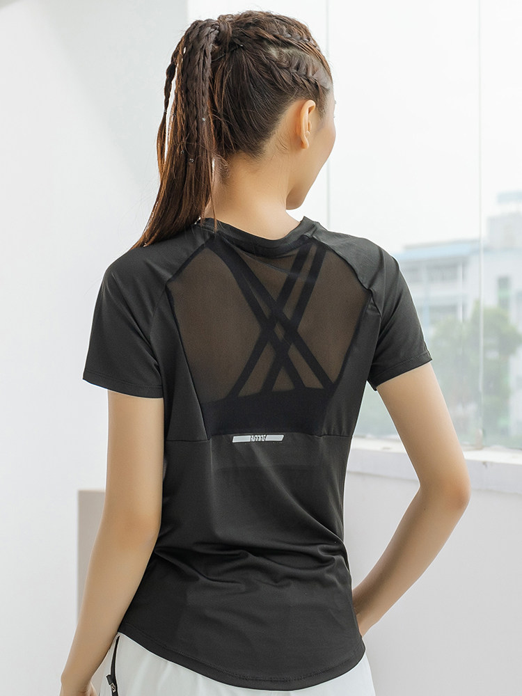 Summer Sports Short-Sleeved Wo - Pilates Yoga Top ulasan dan harga