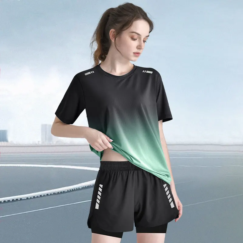 Women's Quick-Dry Short Sleeve - Pilates Yoga Top ulasan dan harga