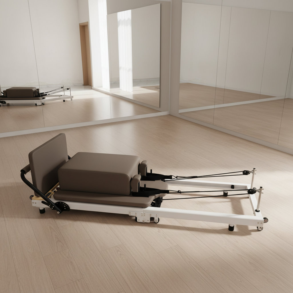 Custom Logo Foldable Aluminum  - Pilates & Yoga Studio Alineacion ulasan dan harga