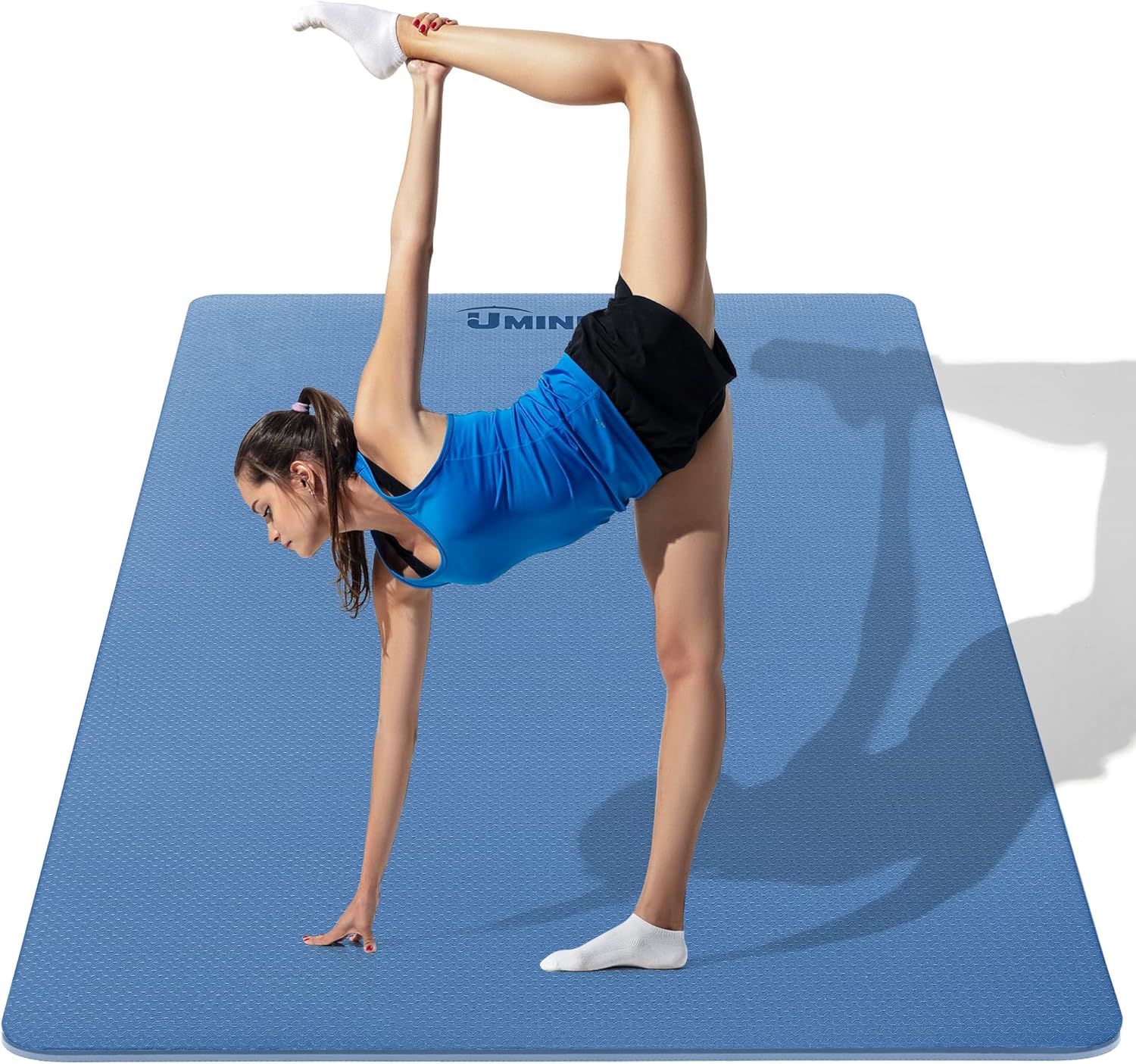 Large Yoga Mat 1/4 & 2/5 Inch  - Mat Pilates Yoga ulasan dan harga