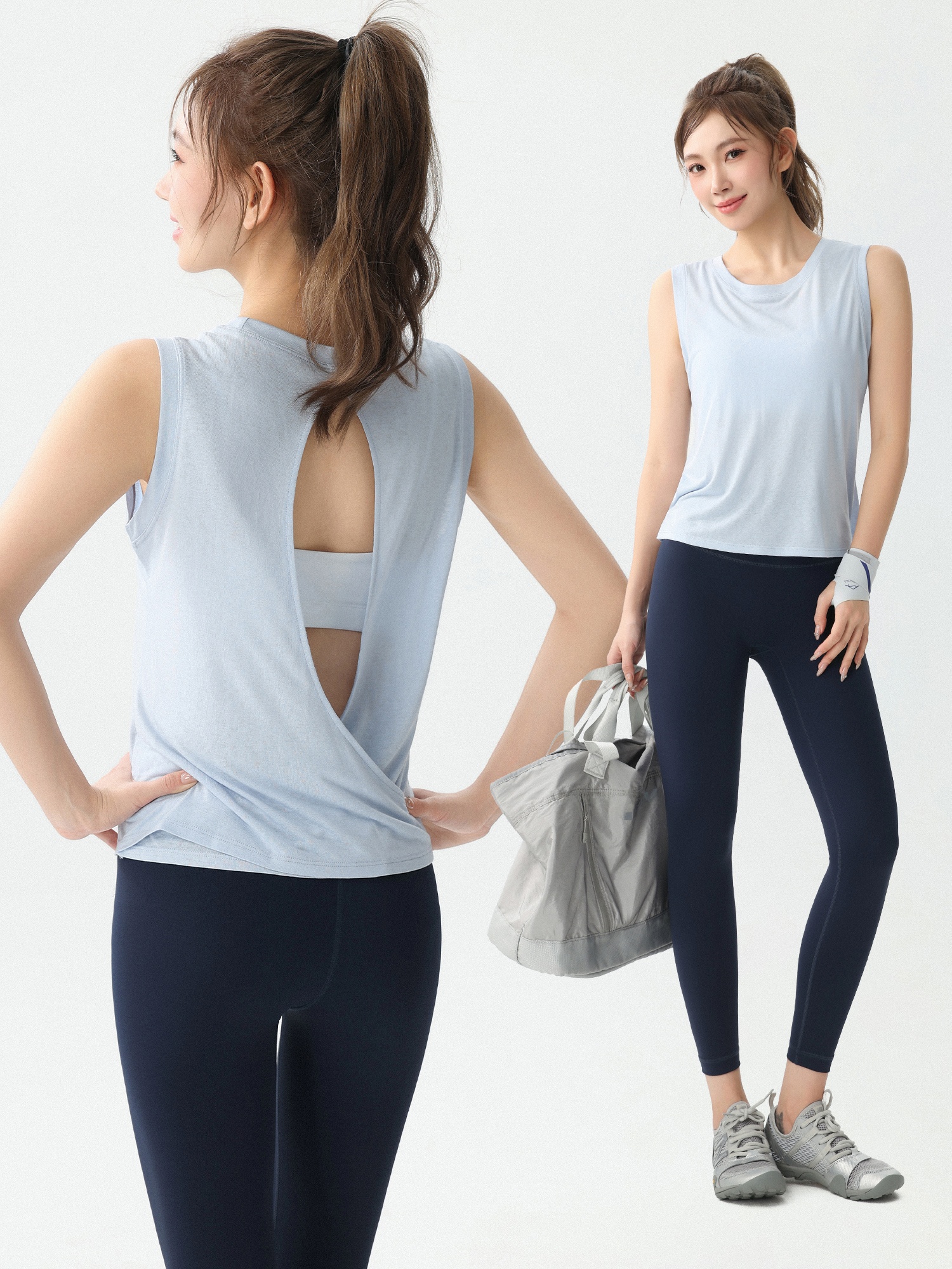 Summer Yoga Top Women's Sports - Pilates Yoga Top ulasan dan harga