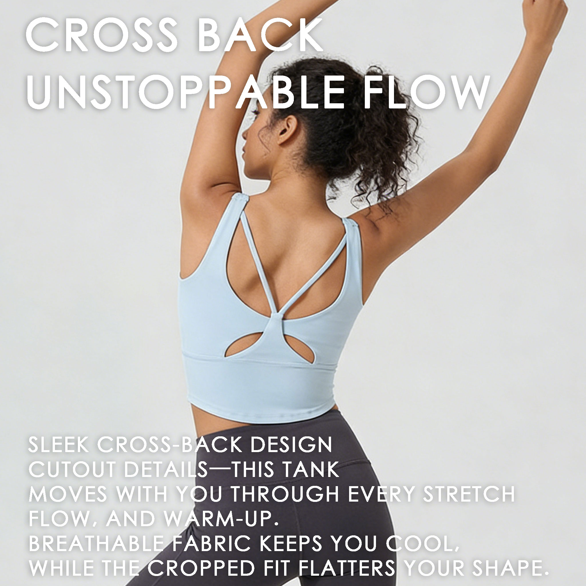 Women's Fixed Cup Yoga Sports  - Pilates Yoga Top ulasan dan harga