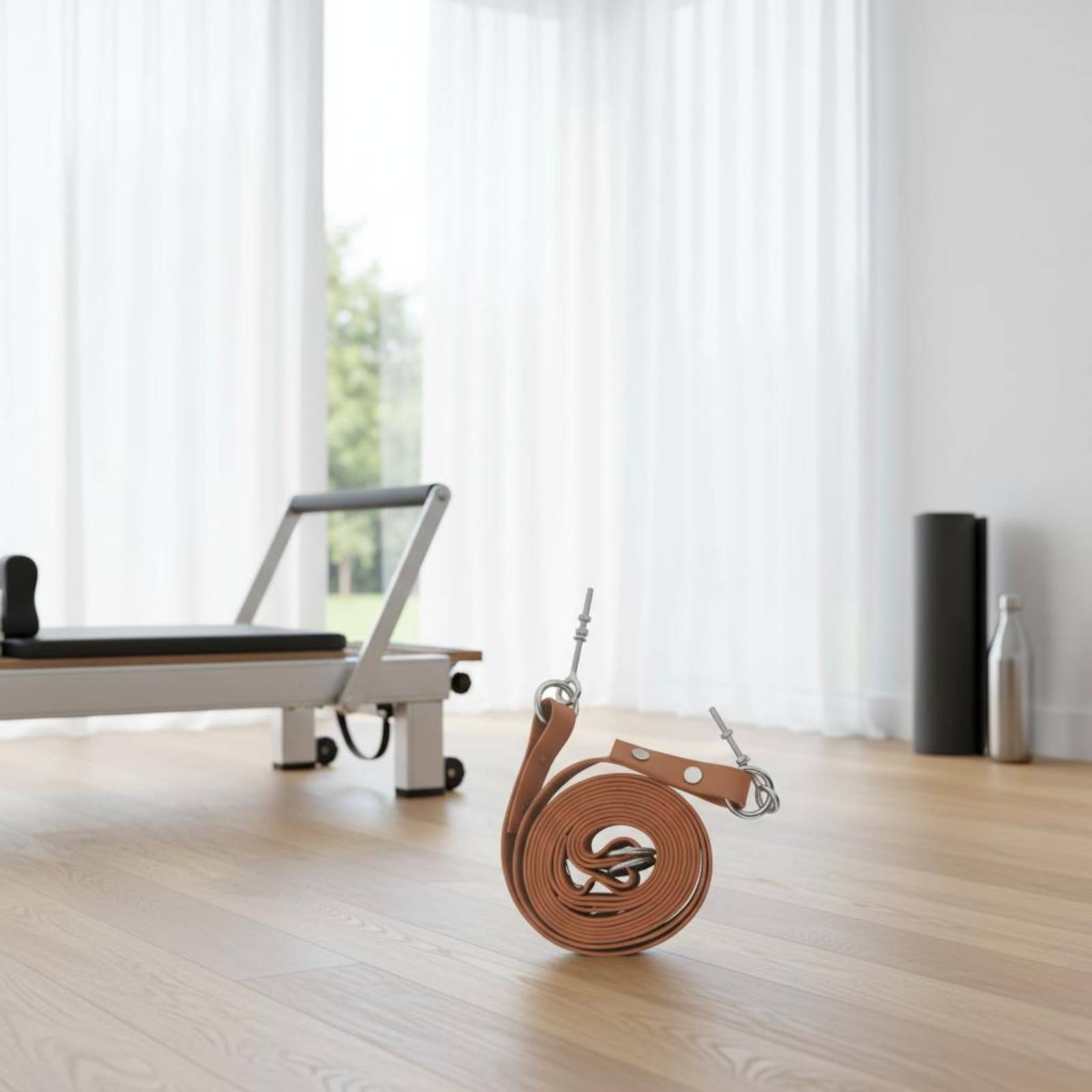 Reformer Double Loop Strap Com - Pilates & Yoga Studio Alineacion ulasan dan harga