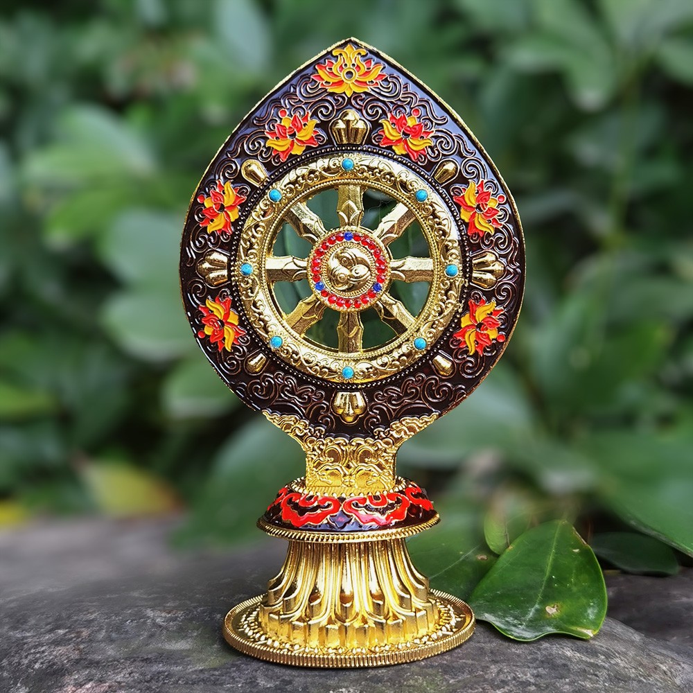Tibetan Dharma Wheel Decor for - Yoga Wheel Dharma ulasan dan harga