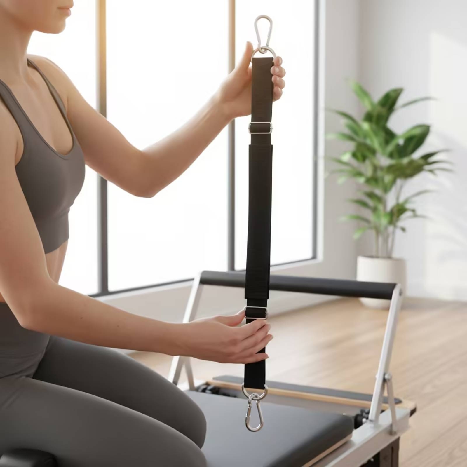 Adjustable Hook Strap Stitched - Pilates & Yoga Studio Alineacion ulasan dan harga