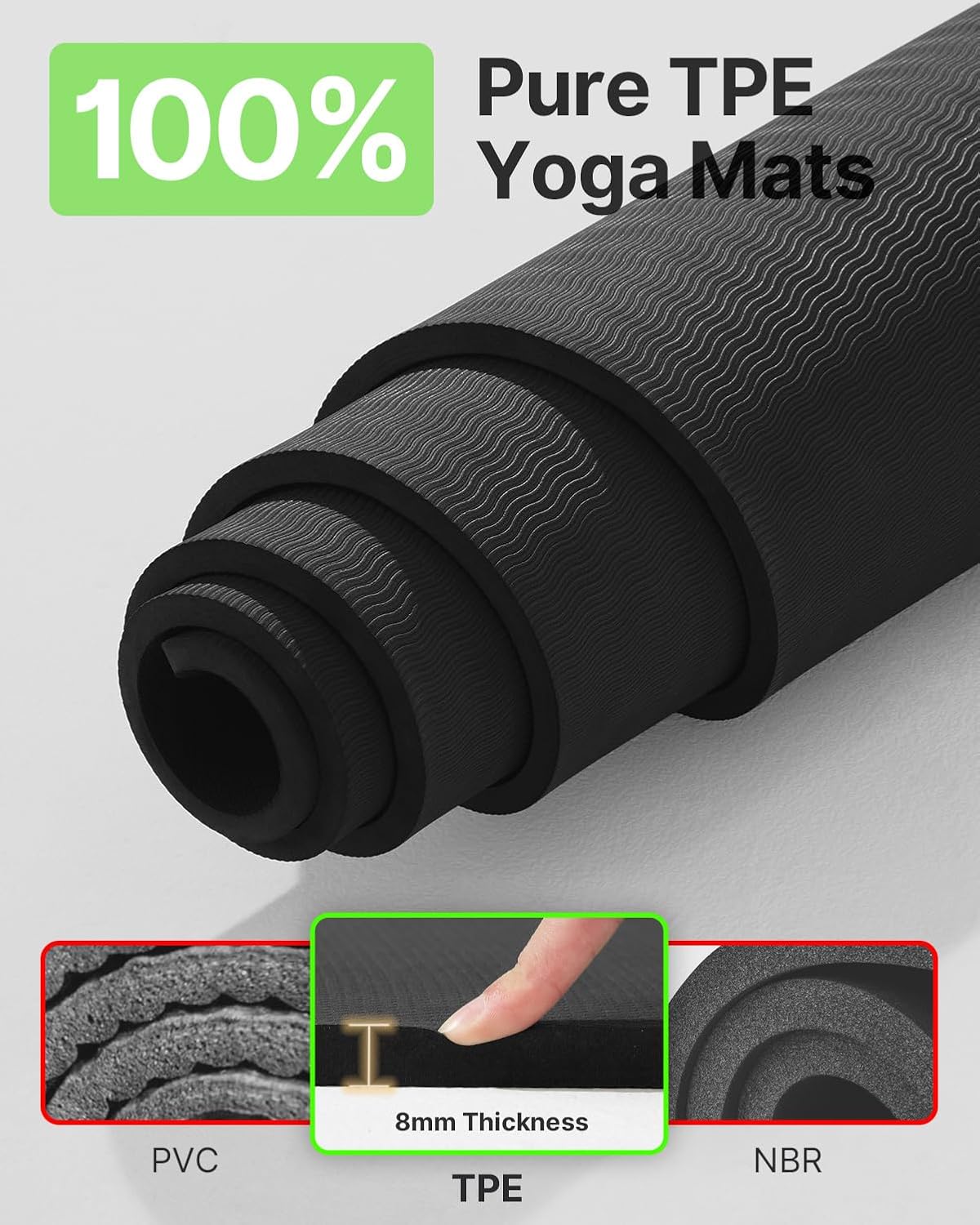 Large Yoga Mat 75x52x1/2in, Ex - Mat Pilates Yoga ulasan dan harga