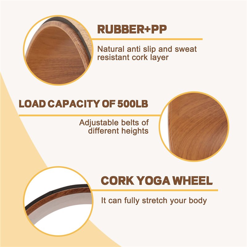 Budget-Friendly Cork Yoga Whee - Yoga Wheel Dharma ulasan dan harga