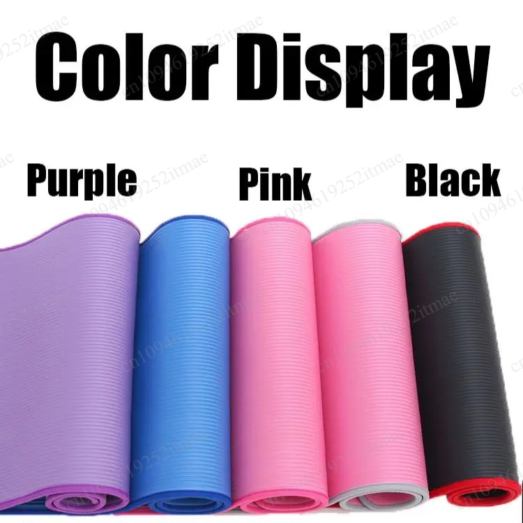 10mm Extra Thick Non-slip Work - Mat Pilates Yoga ulasan dan harga