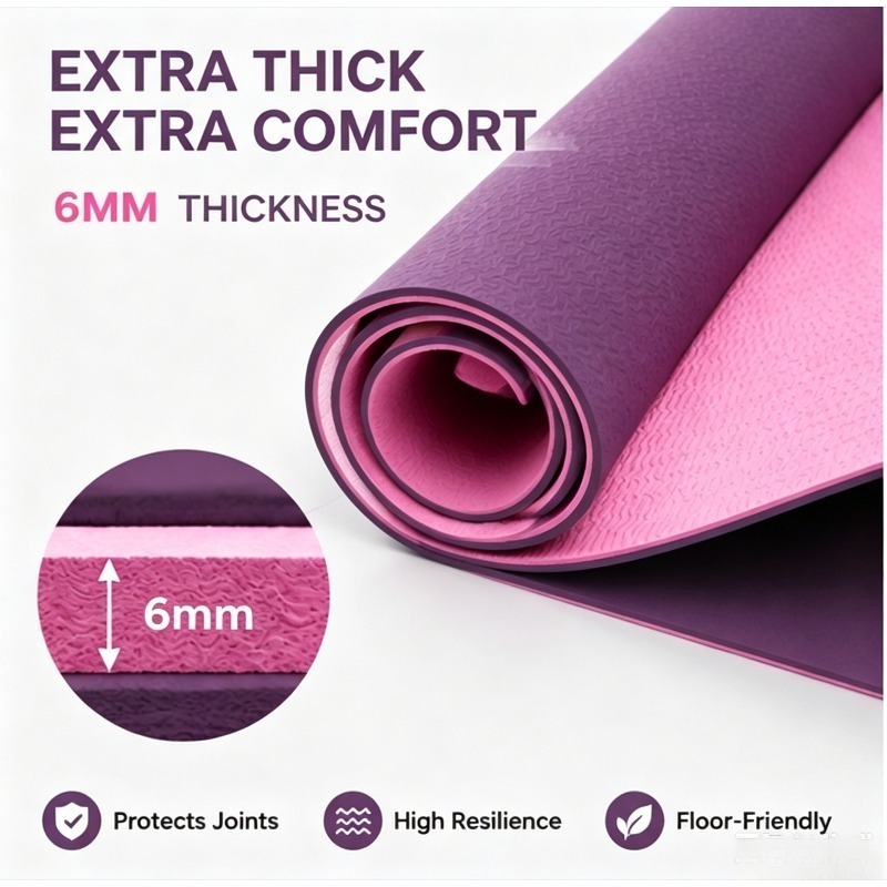 Yoga Mats Anti-slip Sport Fitn - Mat Pilates Yoga ulasan dan harga
