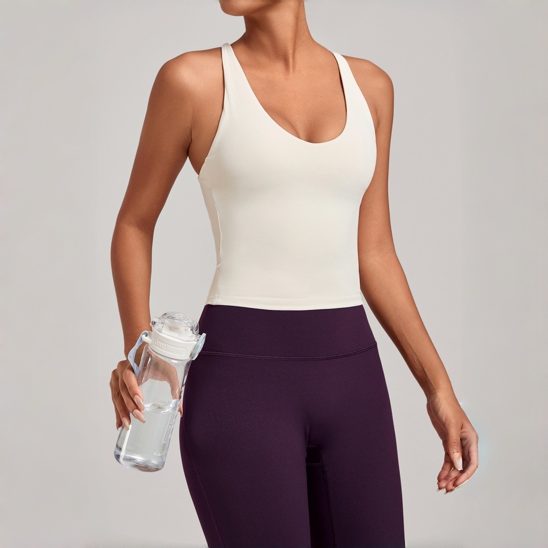 New Women's Yoga Vest Crossed  - Pilates Yoga Top ulasan dan harga